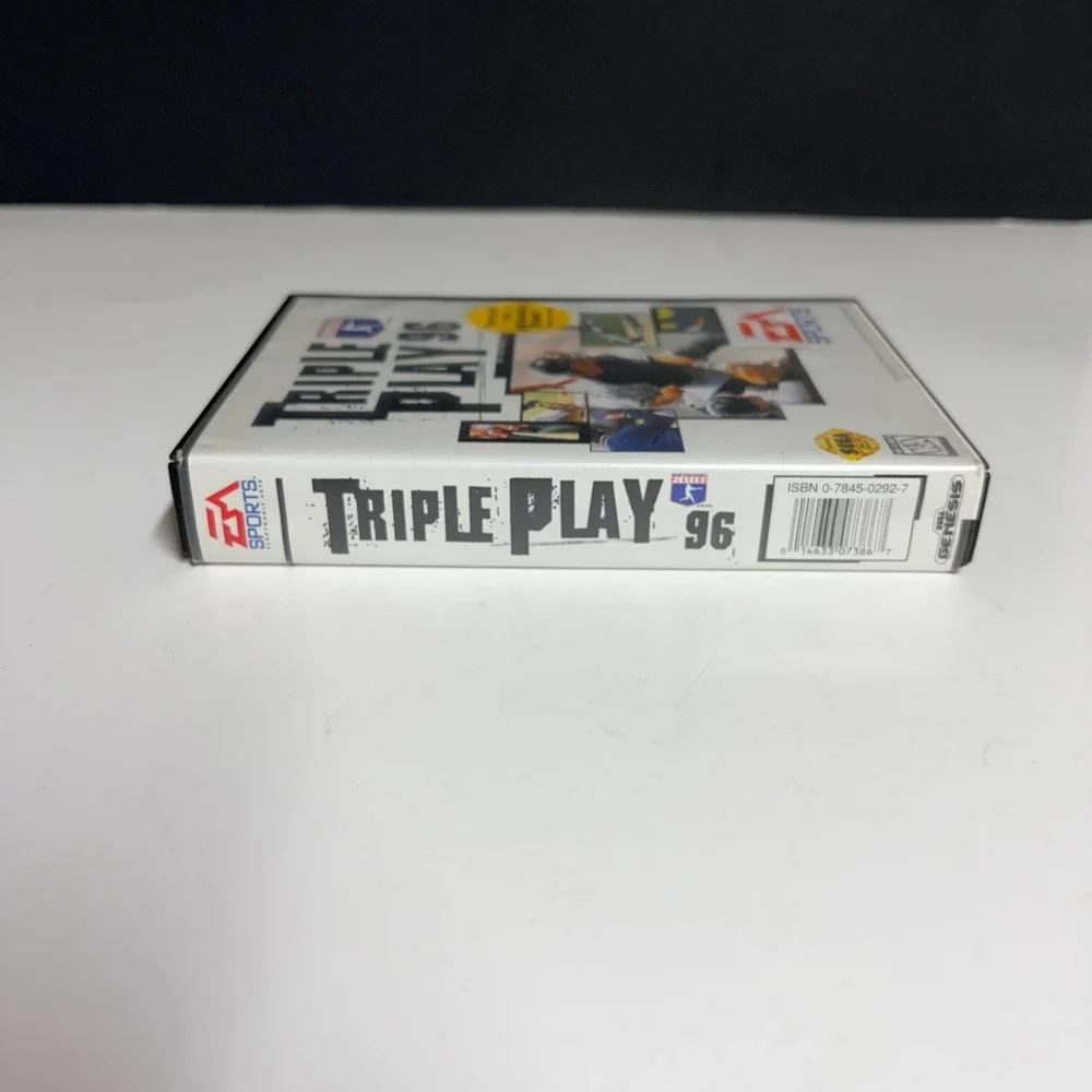 EA Sports Triple Play 96 Sega Genesis Game with Original‎ Case 16-Bit Baseball